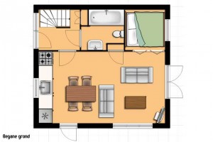 plattegrond bungalow